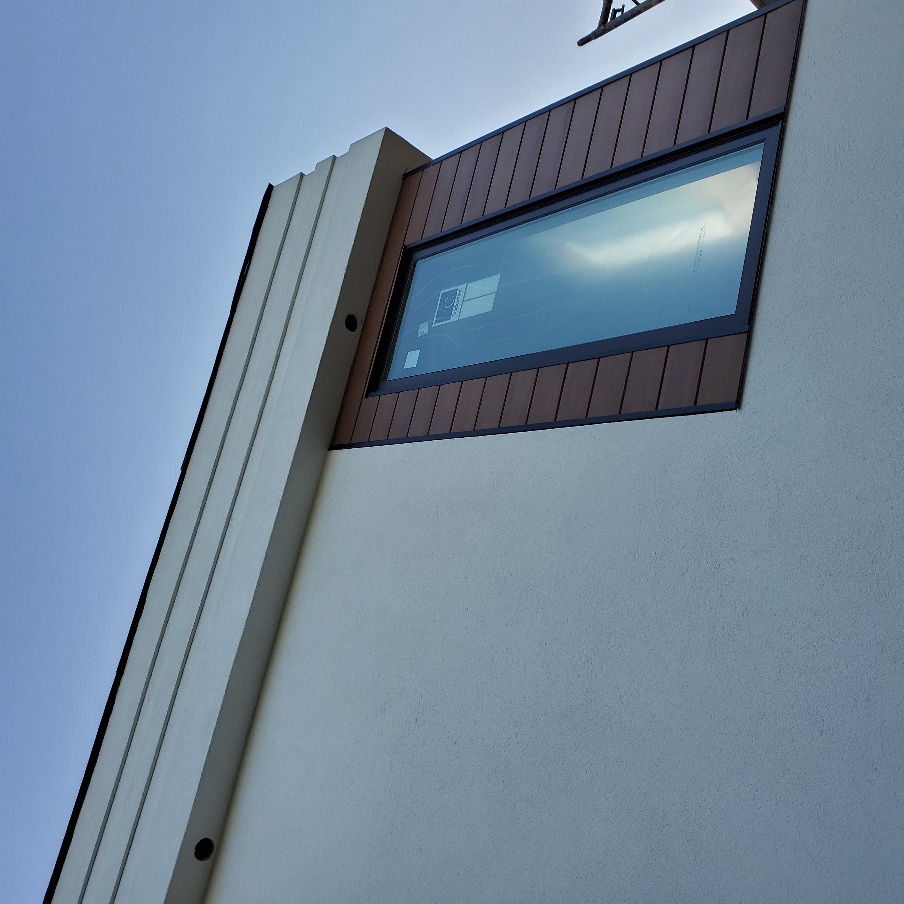 City Plasters Stucco repair and colour matching on residential exterior in Niagara